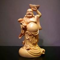 ราคา องค์พระสังกัจจายน์ ปางยืนประทานทรัพย์ ไม้หอมฮิโนกิ 23 cm. (1729606168518953250)