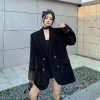 ราคา เสื้อเบลเซอร์ Chenille สีดำ ดีไซน์เรียบหรู สำหรับผู้หญิง คอลเลคชั่นฤดูใบไม้ผลิ 2025 สไตล์ฮ่องกง เย็บปะติดปะต่อกันพิมพ์ลายเสือดาว เสื้อสูท (1732242599004048050)