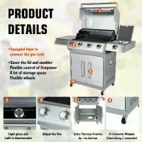 ราคา เตาย่างสแตนเลส, เตาบิวท์อิน 4+1, อ่างล้างจานข้างเตา, ชั้นวางบาร์บีคิว, เตาย่างแก๊ส, เตาย่างแก๊สกลางแจ้ง (1731453313385530988)