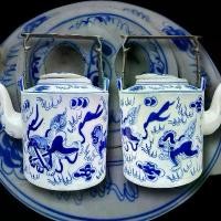 ราคา กาน้ำชาจีนโบราณ กาน้ำชาลายคราม กาปังเคย กาหลักปัง (1732093918741825906)