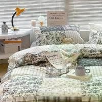 ราคา ชุดผ้านวมลายดอกไม้ลายสก๊อต ผ้าฝ้าย 100% ควีนไซส์คิงไซส์ ชุดเครื่องนอนคาวบอย ธีมเอกราช 4in1 (1730749179811236413)