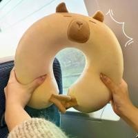 ราคา คาปิบาราใหม่ หมอนรูปตัวยู เบาะนอนสบาย หมอนรองศีรษะนอนเตียงน่ารัก ของขวัญของเล่นตุ๊กตาสำหรับผู้หญิง รุ่นใหม่ 2565 [คะแนนคน 2078] (1731295202063713392)