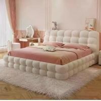 ราคา เตียงนอน รุ่น SF017 ขนแกะ สุดน่ารัก ตกแต่งสวยงาม หนานุ่ม กทม. (ติดตั้งฟรี) **อ่านเนื้อหารายละเอียดสินค้า** (1731280107910367206)