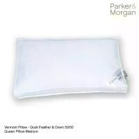 ราคา Parker&Morgan หมอนขนเป็ดแท้ เวอร์มอนต์**ของแท้100%-ส่งฟรี** (MEDIUM) นุ่มกำลังดี ขนาดควีน Vermont Duck Feather & Down 50/50 Medium Queen (1731923611889011126)
