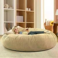 ราคา โซฟาขี้เกียจ, วัสดุ EPP, ห้องนั่งเล่นและระเบียงคู่, ความสะดวกสบายและสไตล์ลำลอง, การออกแบบตาหมากรุก, เหมาะสำหรับการนอนหลับและนอน, ถอดซักได้, เตียงถุงถั่ว (1730274635623139912)