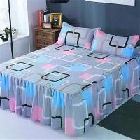 ราคา กระโปรงเตียง ชิ้นเดียว ดีไซน์แปรง สไตล์เกาหลี ผ้าคลุมเตียง ผ้าปูที่นอน เหมาะสำหรับ Simmons ฝาครอบป้องกันกันลื่น ผ้าคลุมเตียง ไม่เป็นขุย 2.0 ม. และ 1.0 ม. 2024 (1731038374552766891)