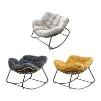 ราคา เก้าอี้โยก นุ่ม พร้อมเบาะนั่ง ที่นั่งสบาย เบาะหนา เหมาะสำหรับพักผ่อน สไตล์โซฟา เบาะนั่งสำหรับห้องนั่งเล่น ระเบียง ลานกลางแจ้ง (1732130665871280874)