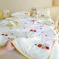 ราคา ผ้าห่มฤดูร้อน, ผ้าไหมเย็นเหมือน, ผ้านวมฤดูร้อน, วัสดุผ้าไหมน้ำแข็ง, ซักเครื่องได้, ผ้าคลุมระบายอากาศได้, นุ่มพิเศษ, บาง, ผ้านวม, TZ (1730514311638976856)