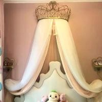 ราคา กันสาดเตียง, ผ้าม่านแขวนข้างเตียง, สไตล์เจ้าหญิงวัง, ผ้าม่านตกแต่งลูกไม้, มงกุฎม่านประตูยุงสไตล์ยุโรป, ผ้าม่านโปร่ง, เหมาะสำหรับใช้ในร่ม, ปี 2025 (1732228545540753433)