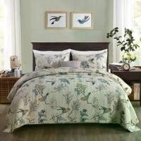 ราคา ผ้าคลุมเตียงวินเทจ ขนาด 7-8 ฟุต ผืนใหญ่ cotton100% ผ้าฝ้าย (1729463041041598744)