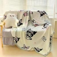 ราคา ผ้าห่มโซฟาผ้ากำมะหยี่คิตตี้วันพีซ Sanrio 6.5 ฟุต 5 ฟุต ดีไซน์การ์ตูนน่ารัก มีตัวการ์ตูน Cinnamoroll และ Kuromi (1730511254749350232)