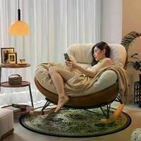 ราคา เก้าอี้โยก นั่งและนอน รุ่นใหม่ 2024 เหมาะสำหรับอาบแดด ห้องนั่งเล่น และระเบียง โซฟาขี้เกียจพักผ่อน สไตล์ดาราอินเทอร์เน็ต เก้าอี้โยก (1731379692564546778)