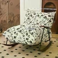 ราคา เก้าอี้โยกเดี่ยว สไตล์เรโทรฝรั่งเศส หรูหราราคาไม่แพง เหมาะสำหรับห้องนั่งเล่นในบ้าน ระเบียง โซฟา เก้าอี้พักผ่อน เก้าอี้โยกขี้เกียจ (1731379672873796656)