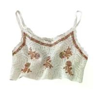 ราคา เสื้อกั๊กลูกไม้ลายทางผู้หญิงสไตล์ชาติพันธุ์โบฮีเมียนคอเชือกแขวนคอเปลือย, การออกแบบกลวงออก, เสื้อกั๊กปักลาย, KTHE ใหม่, 7 (1731430472723695114)