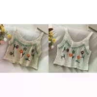 ราคา เสื้อกั๊กลูกไม้ลายดอกไม้สไตล์ชาติพันธุ์โบฮีเมียนผู้หญิงเปลือยหลัง, เสื้อกั๊กกลวงออก, ดีไซน์ปักลาย, KTHE ใหม่, 3 (1731430444683134474)