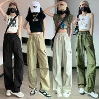 ราคา กางเกงคาร์โก้ สไตล์อเมริกัน ฤดูร้อน บาง ดีไซน์ใหม่ เอวสูง เหมาะสำหรับการเดินป่า ทรงสลิมและทรงหลวม ทรงตรง กางเกงกีฬา สไตล์ฮาเร็ม ลำลอง กางเกงยีนส์ คาร์โก้ (1731226978535966128)