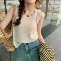 ราคา เสื้อกั๊ก Tencel ถักนิตติ้ง สำหรับผู้หญิง คอลเลคชั่นฤดูใบไม้ผลิและฤดูร้อนใหม่ 2025 เสื้อสายเดี่ยวด้านใน แขนกุด เสื้อฐาน เหมาะสำหรับใส่หน้าร้อนสามารถใส่กลางแจ้งได้ (1731226978556085680)