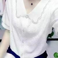 ราคา เสื้อเชิ้ต คอปกตุ๊กตา ลูกไม้ แขนสั้น ผู้หญิง ขายดี อเนกประสงค์ กระชับสัดส่วน เสื้อเชิ้ตสีทึบ ลูกไม้และชีฟอง มีสไตล์ เสื้อยืด แฟชั่น สไตล์หนุ่ม (1732073614106725186)