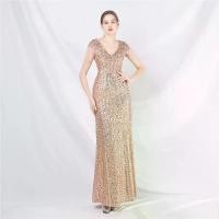 ราคา ชุดราตรี ทรงเอ ใหม่ ชายเสื้อใหญ่ ประดับเลื่อมและลูกปัด งานฝีมือ ผ้าซาติน ยาว 31621# (1730496717090818800)