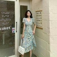 ราคา เดรสสไตล์ฝรั่งเศส เดรสอ่อนโยน เดรสยาวลายดอกเดซี่สีน้ำเงิน เดรสยาวคลุมข้อเท้า เดรสวันหยุดและชายหาด ระดับไฮเอนด์สำหรับผู้หญิง ปี 2025 (1731341144363795853)