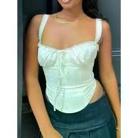 ราคา เสื้อท่อนบนลูกไม้เย็บสำหรับผู้หญิง สไตล์สั้น ไม่สม่ำเสมอ และเซ็กซี่ เสื้อชั้นในสาวฮอต สวย (1731226186903619323)