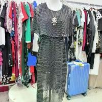 ราคา เดรสยาวสไตล์ฝรั่งเศส แฟชั่นฤดูร้อน ดีไซน์ใหม่ ชายระบาย พิมพ์ลายจุด (1731327744775914640)