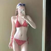 ราคา บิกินี่ สไตล์เสื้อท่อนบน ลายทาง สำหรับเด็กผู้หญิง หน้าอกเล็ก หวานและน่ารัก เหมาะสำหรับวันหยุดที่ชายหาดและน้ำพุร้อน ชุดว่ายน้ำ ลายสับปะรด มาใหม่ (1731270402453832734)