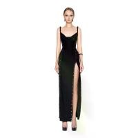 ราคา LSOUL Jansie Dress เดรสสายเดี่ยวเข้ารูปคอวีตกชายเฉียงแต่งสายหนังประดับหมุดสไตล์ Cut Out (1731762210031897468)