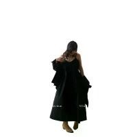 ราคา ชุดสูทผ้าเดนิมย้อนยุคสไตล์เกาหลี, คอลเลกชันฤดูใบไม้ร่วงต้นฤดูใบไม้ร่วงใหม่ 2024, เสื้อโค้ทสไตล์ฮ่องกงหลวมสำหรับผู้หญิง, พร้อมกระโปรงแขวน, แฟชั่น Dress Lady เดรส Clothing Women (1730842005668596647)