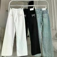 ราคา กางเกงยีนส์ มีกระเป๋าหลัง ดีไซน์กุทัณฑ์ (1731416096036586664)