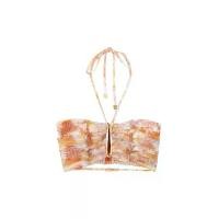 ราคา KLOSET Sun Smile Halter Top (RS23-T002) เสื้อครอปคล้องคอ ลายดอกไม้ (1732298251778164823)