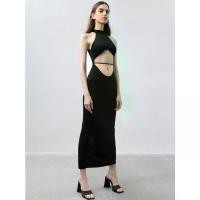 ราคา เดรส ฐานวันหยุด ดีไซน์เฉพาะ สีเทา กรีลิง เดรสแขนกุด ผ่าข้าง เดรสยาว สำหรับผู้หญิง หน้าร้อน มาใหม่ black sundress (1732095421200697578)