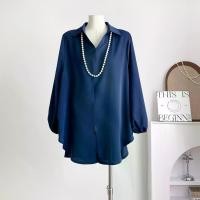 ราคา เสื้อเบลาส์ผู้หญิง แฟชั่น ใส่สบาย สไตล์ลำลอง เสื้อเชิ้ตแขนยาว สีพื้น เหมาะสำหรับใส่ทุกวัน (1731455192879236264)