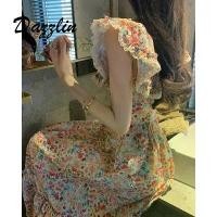 ราคา ชุดเดรสคอเหลี่ยมดอกไม้เล็ก ๆ , ภาพวาดน้ำมันดอกไม้เล็ก ๆ , สำหรับเด็กผู้หญิง, ลำลองยาว, ทรงสลิมฟิต, ชุดวันหยุดริมทะเล, สีฟ้า, [Achuang] เสื้อผ้า Women Lady Dress Clothing (1731002051846965807)