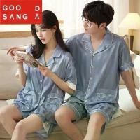 ราคา ชุดนอนคู่รัก, ชุดฤดูร้อนของผู้หญิง, วัสดุผ้าไหมน้ำแข็งเทียม, แขนสั้นบาง, ชุดนอนผู้ชาย, ชุดสูทสองชิ้นผ้าไหม, คอลเลกชันผู้คน 5427 (1731278427844019370)