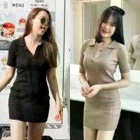 ราคา เดรสผ้าไหม โปโล เสื้อกันหนาว แขนกุด คอปก มินิเดรส สีแดง ขายดี สำหรับ Achuang spinnyhouse เหมาะสำหรับคริสต์มาส F1 สไตล์โปโล ชุด ผู้หญิง Lady Women Clothing Dress (1731002024418839087)