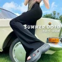 ราคา กางเกงฉลามขาบาน สีดำ สำหรับผู้หญิง เอวสูง ยกก้น ฟิตเนส สไตล์บาร์บี้ กางเกงโยคะขาบาน เหมาะสำหรับฤดูใบไม้ผลิและฤดูร้อน ใหม่ในปี 2025 ขายร้อนที่ร้าน (1731271639158130117)