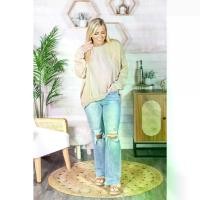 ราคา กางเกงยีนส์สีน้ำเงินจูดี้ ผู้หญิงยุค 90 (1731242387887327207)