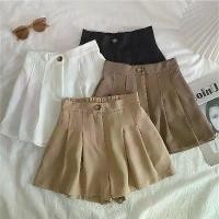 ราคา กางเกงขาสั้นจีบฤดูร้อน พลัสไซส์ เอวสูง สไตล์เกาหลี ทรงเอ กระชับสัดส่วน กางเกงขากว้าง ไซส์เล็ก ลำลอง กางเกงสุดฮอต (1731425143519020289)