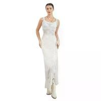 ราคา (การขายพิเศษในระยะเวลา) ชุดเดรสผ้าโปร่งของผู้หญิง เดรสแขนกุดผูกโบว์หลัง เดรสลูกไม้หรูหรา ชุดเดรสผ่าสูงเหมาะสำหรับฤดูร้อน Clothing Lady Women เสื้อผ้า Dress (1730100763680213982)