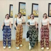 ราคา กางเกงขายาว พิมพ์ลายแมว ผ้าที่สะดวกสบาย กางเกงผู้หญิง 02 ไม่มีกระเป๋าเคียงข้าง (1731428400152872104)