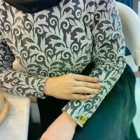 ราคา Rihana collection เดรสขนมชั้น แต่งลูกไม้อย่างดี ผ้าชีฟอง สับทั้งชุด เป็นรุ่นที่ใช้ผ้าเยอะมาก️ งานตัดสวย ซิปแขนและหลัง พร้อม (1731439659025467016)