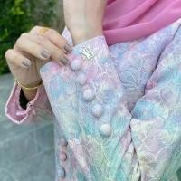ราคา มินิกูรง โมเดิร์น (kurung moden) ลูกไม้ผ้่าปาเต๊ะอินโด (1730075999463901366)