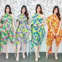 ราคา ชุดย้อนยุค ชุดทองกวาว ชุดลายดอก (1732297768758840247)