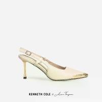 ราคา KENNETH COLE x ANNE THONGPRASOM รองเท้าส้นสูงผู้หญิง รุ่น ADIA SLINGBACKS EGG SHELL สีครีม ( HEL - KF85076LE-110 ) (1731292034236581088)