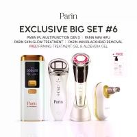 ราคา Parin Exclusive BIG SET #6 ผิวสวย หน้าใส ไร้ขน : HIFU & SKIN GLOW & IPL GEN 3 & MINI BLACKHEAD REMOVAL (1729556987864058669)