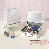 ราคา พัดลม Zhilin - กระเป๋าเครื่องสำอางเดสก์ท็อปพร้อมกระจกตั้งโต๊ะน้ำหนักเบา เคสเครื่องสำอางตั้งโต๊ะอัจฉริยะพร้อมกระจกเครื่องสำอาง น่ารัก ไวโบแบร์ (1729842861695797404)