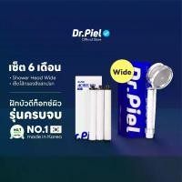 ราคา Dr.Piel เซ็ต 6 เดือน ฝักบัวดีท็อกซ์ผิวรุ่น Wide (1731255461805786537)