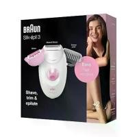ราคา Braun Epilator Silk-epil 3 3-270, Hair Removal Device, Epilator for Women, Shaver & Trimmer, Hair Removal (1731411528872527335)