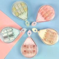 ราคา สติ๊กเกอร์ติดเล็บสวมเกราะ แผ่นแปะเล็บสั้นที่ถอดออกได้ สด อเนกประสงค์ เพชรเต็ม ปลายเล็บปลอม (1729898202214796088)